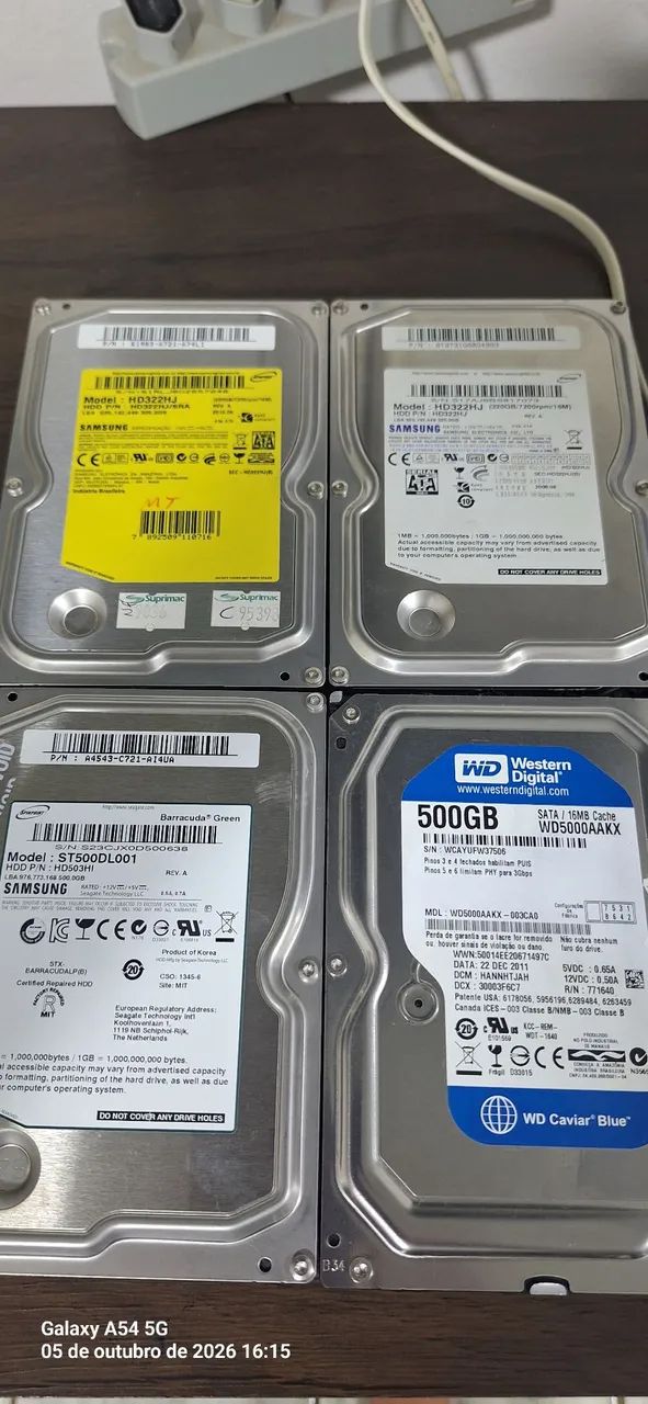 HDS 500 E 320 GB TODOS 