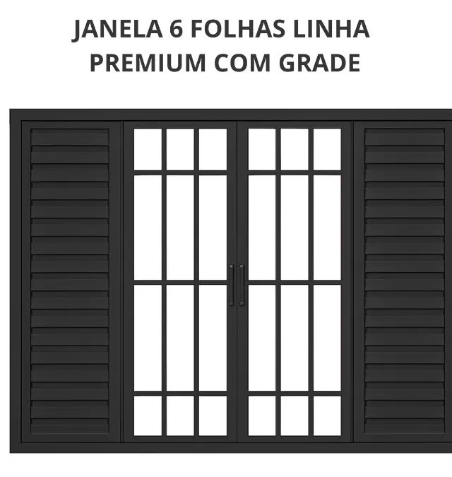 JANELA VENEZIANA 6 FOLHAS PREMIUM VEJA IMAGENS A SEGUIR COM PREÇOS E TAMANHOS - Foto 4