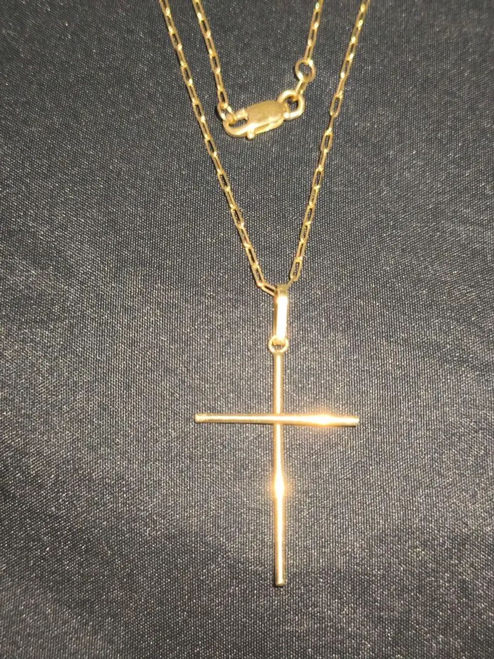 Corrente Ouro 18K | 60cm + 2,5cm pinjente | 2,7g - Foto 3