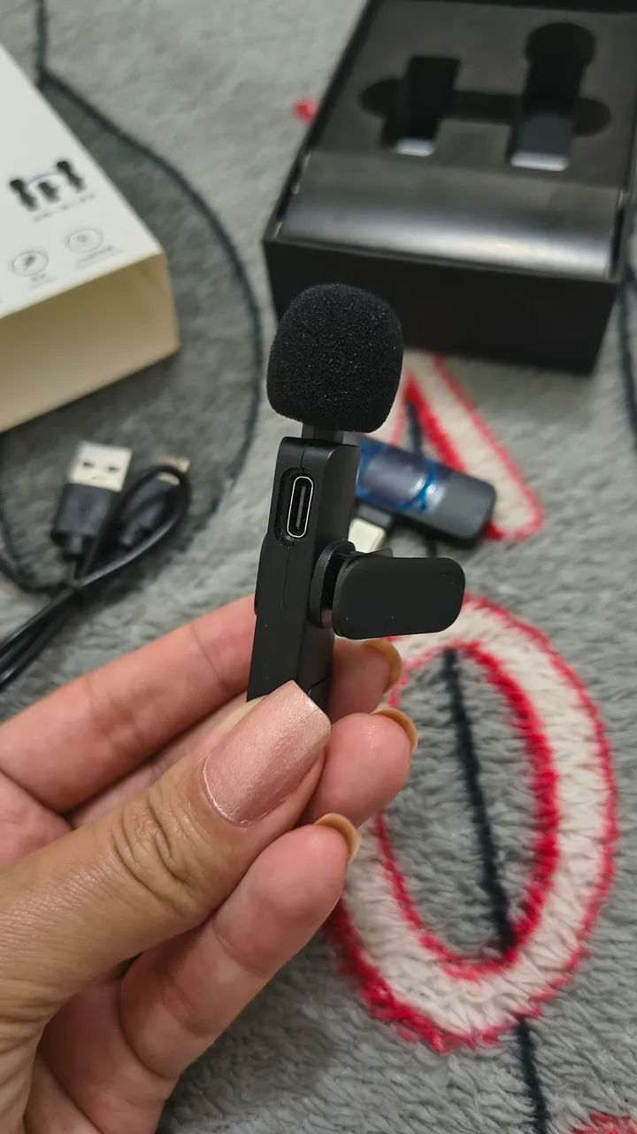 Microfone de lapela K9 - Foto 3