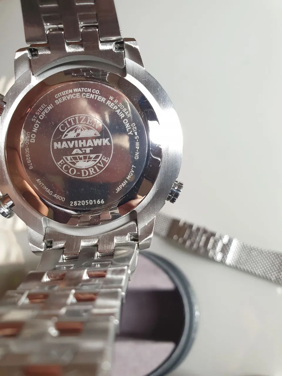 Relógio Citizen Navihawk A-T JY8030-83E ECO-DRIVE  - Foto 5