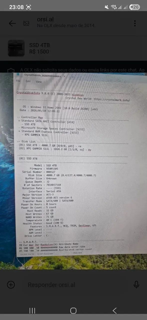 SSD M2 SATA 4TB - Foto 3