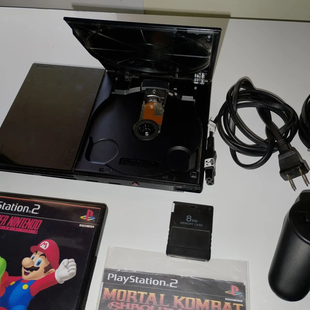 Playstation 2 Desbloqueado + 2 Controles e Jogos - Foto 5