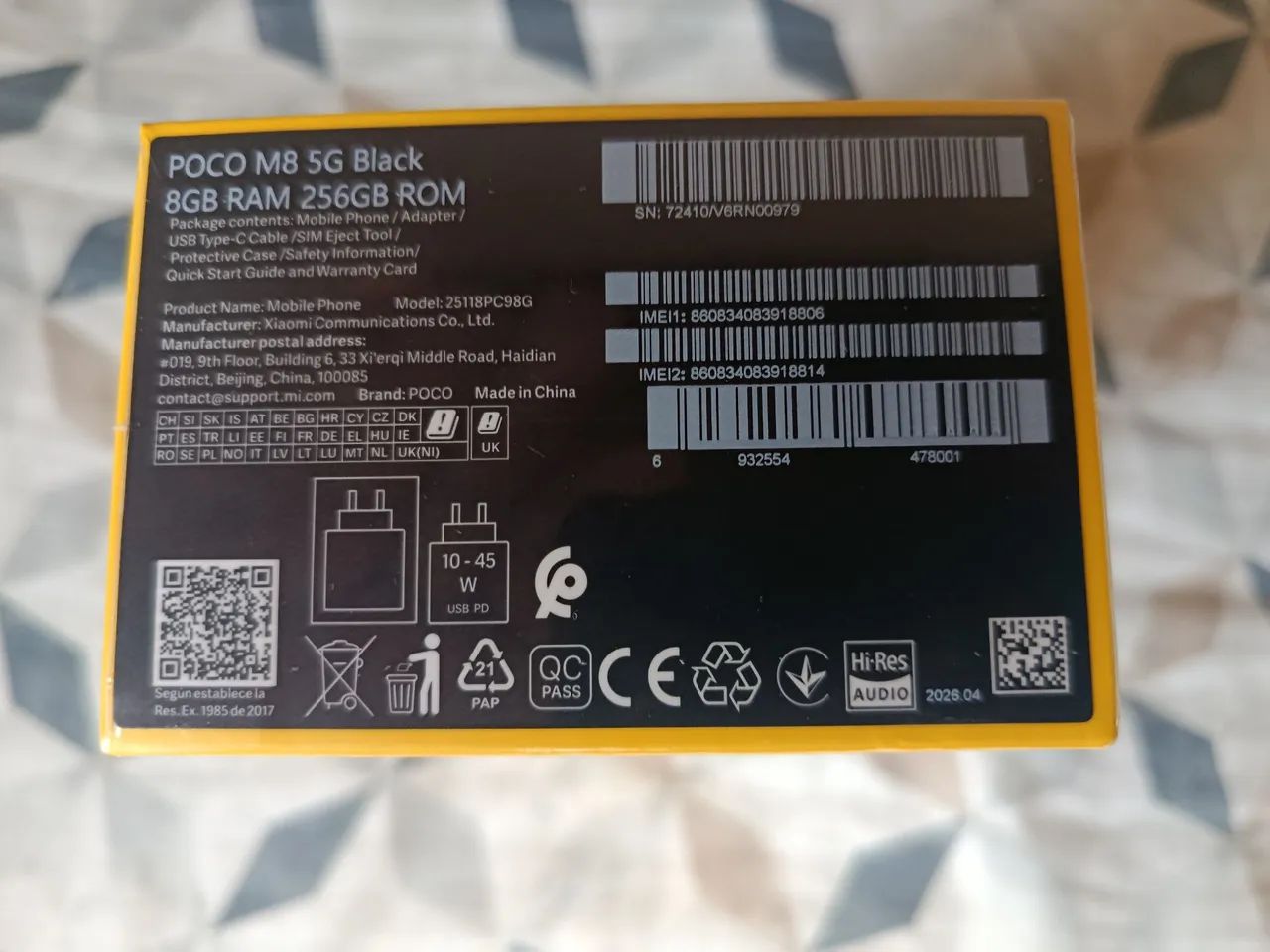 Poço M8 256 GB 5G - Foto 2