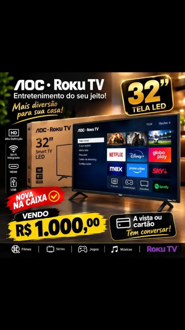 Tv 32 polegadas na caixa 