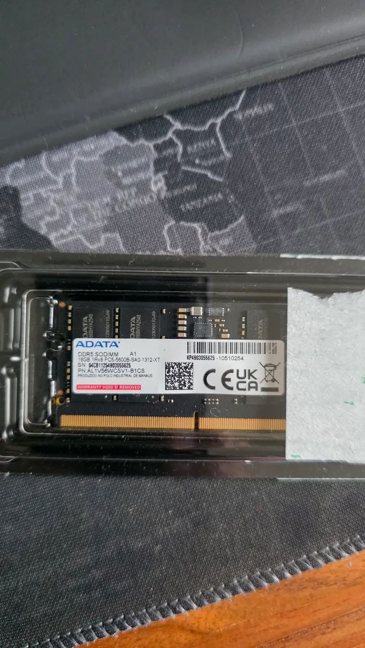 Memória RAM Notebook 16Gb 5600 SODIMM - Foto 2