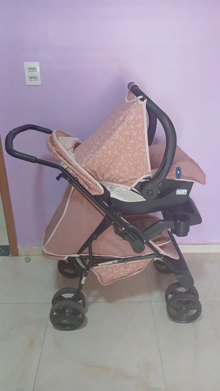 Vende se kit carinho de bebê e bebê conforto  por  450 - Foto 5
