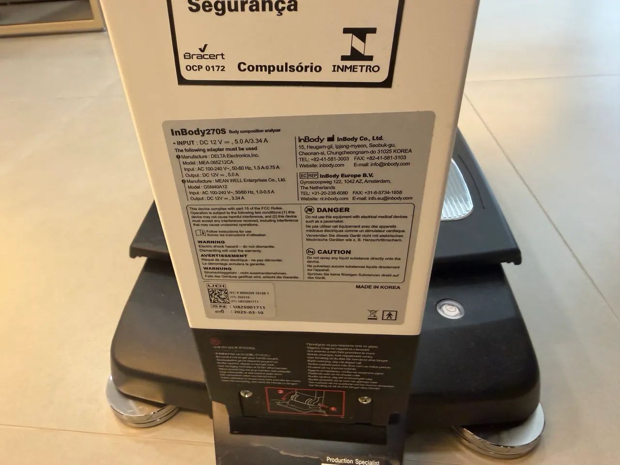 Bioimpedancia Inbody 270s - Foto 2