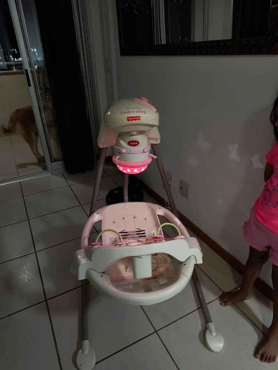 Cadeirinha balanço elétrica Fisher Price
