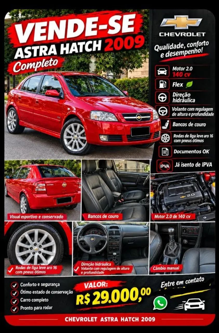 Chevrolet Astra 2.0 8V 2009