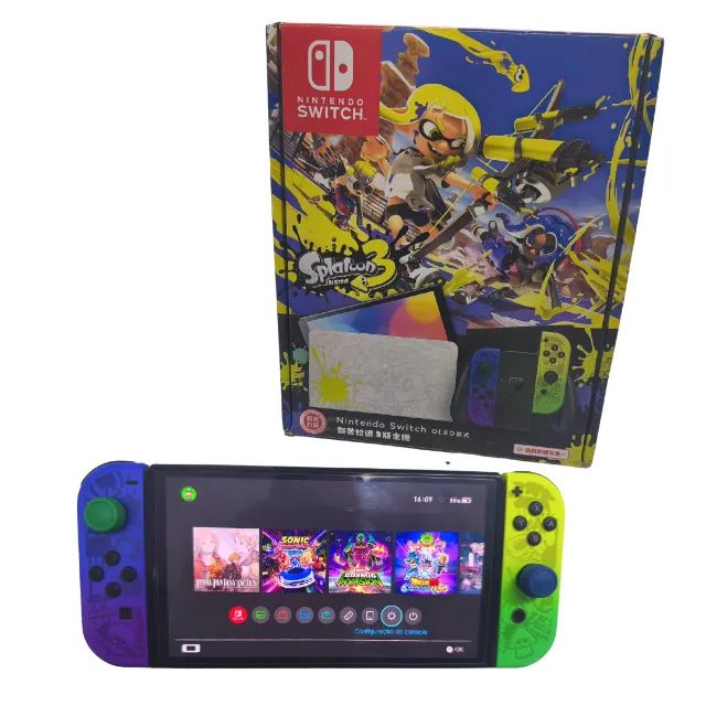 Console Nintendo Switch Oled Desbloqueado 256gb slatoon 3 - Consoles de ...
