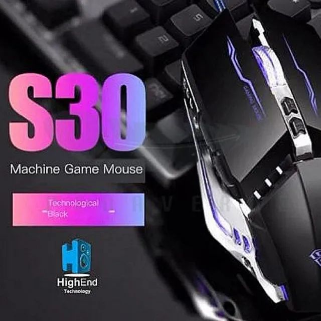 Mouse Gamer Aula S30 2400DPI - Foto 2