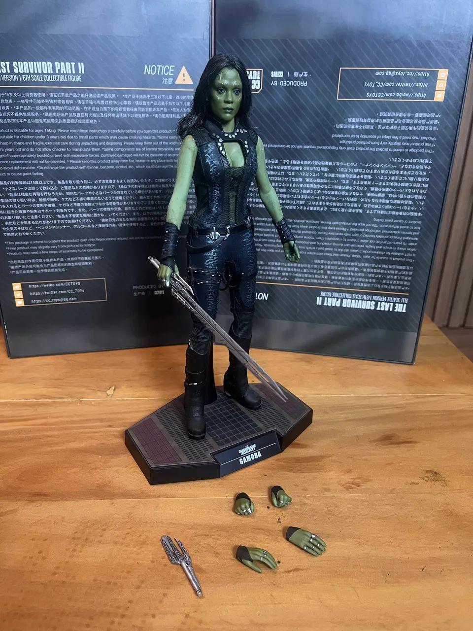 Gamora hot toys - guardiões da galáxia loose  - Foto 3
