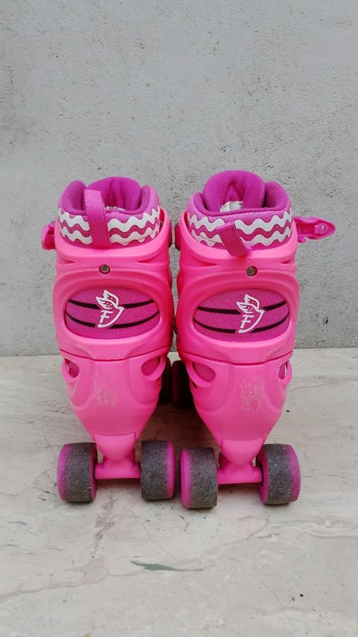 Patins fênix Rosa  - Foto 5
