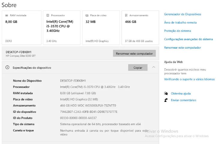 Computador HP  (Completo e 3 meses de garantia) - Foto 2