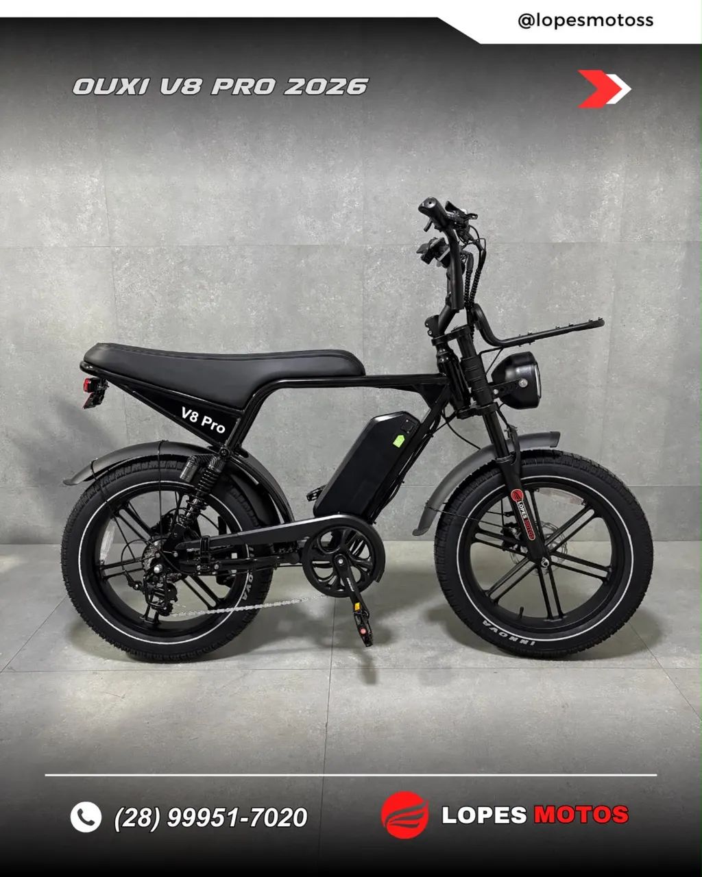 Bike elétrica OUXI V8 PRO