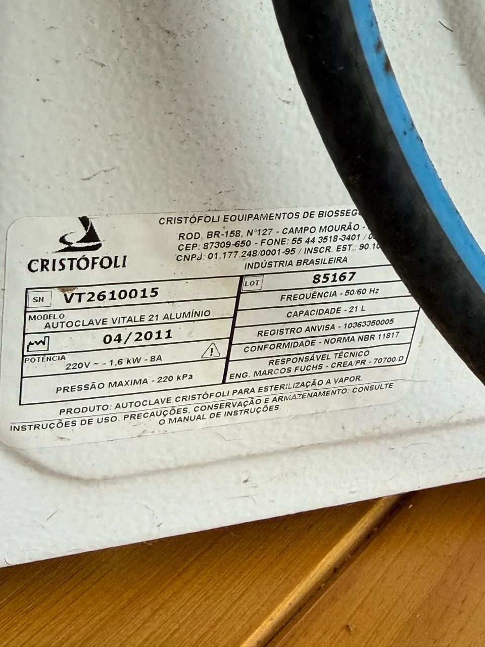 Autoclave Cristofoli 21 L - Foto 2