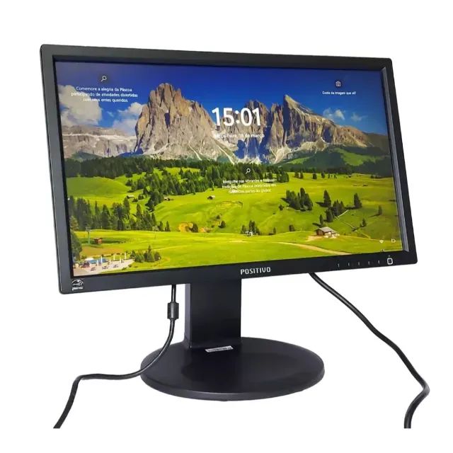 Monitor Positivo 19 Pol. LED Widescreen, 19EB13 Vendo por mudança - Foto 5