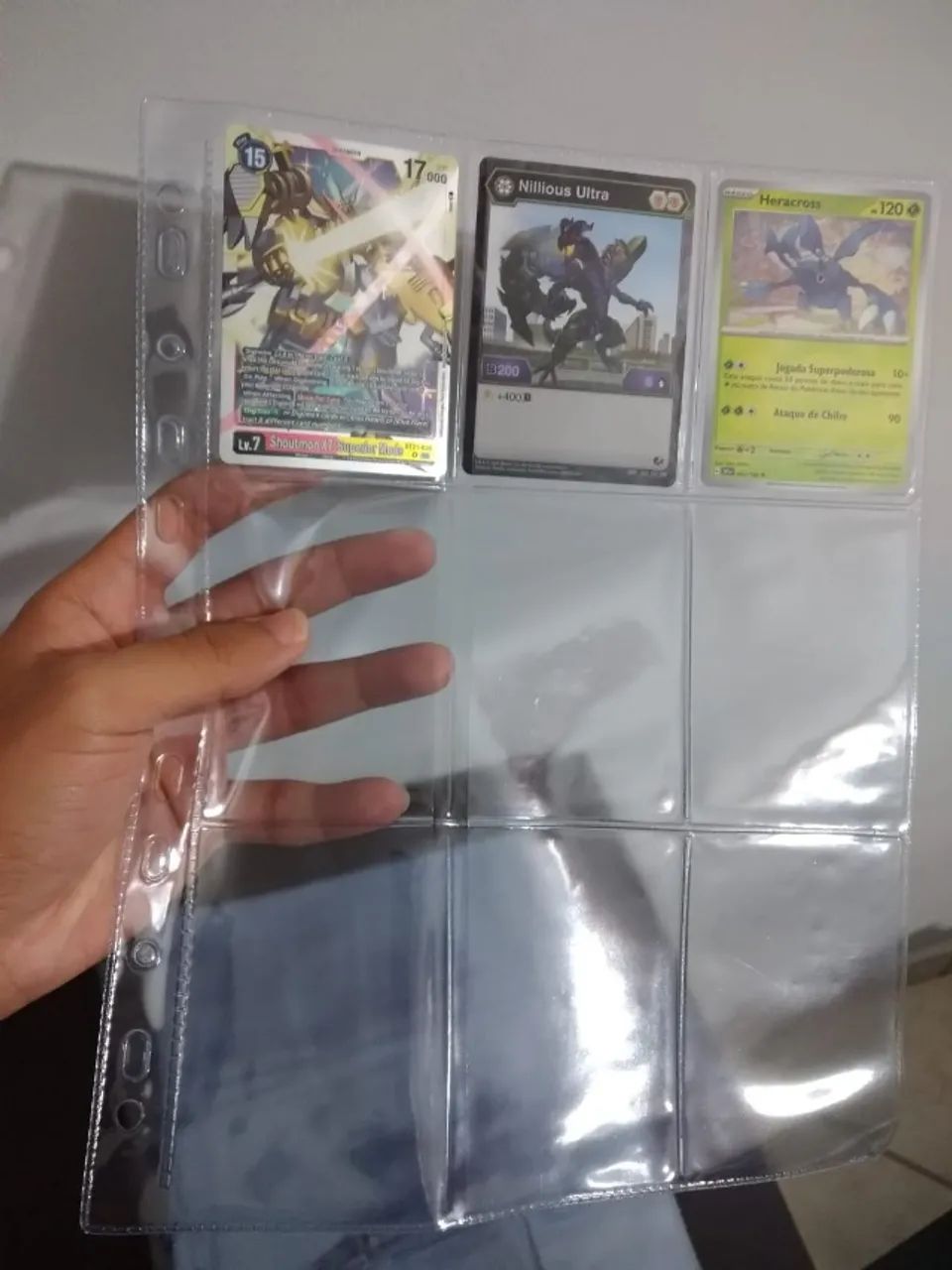 20  Folhas para Cards ( Pokémon, Yu-gi-oh, Magic, Digimon etc. ) - Foto 3