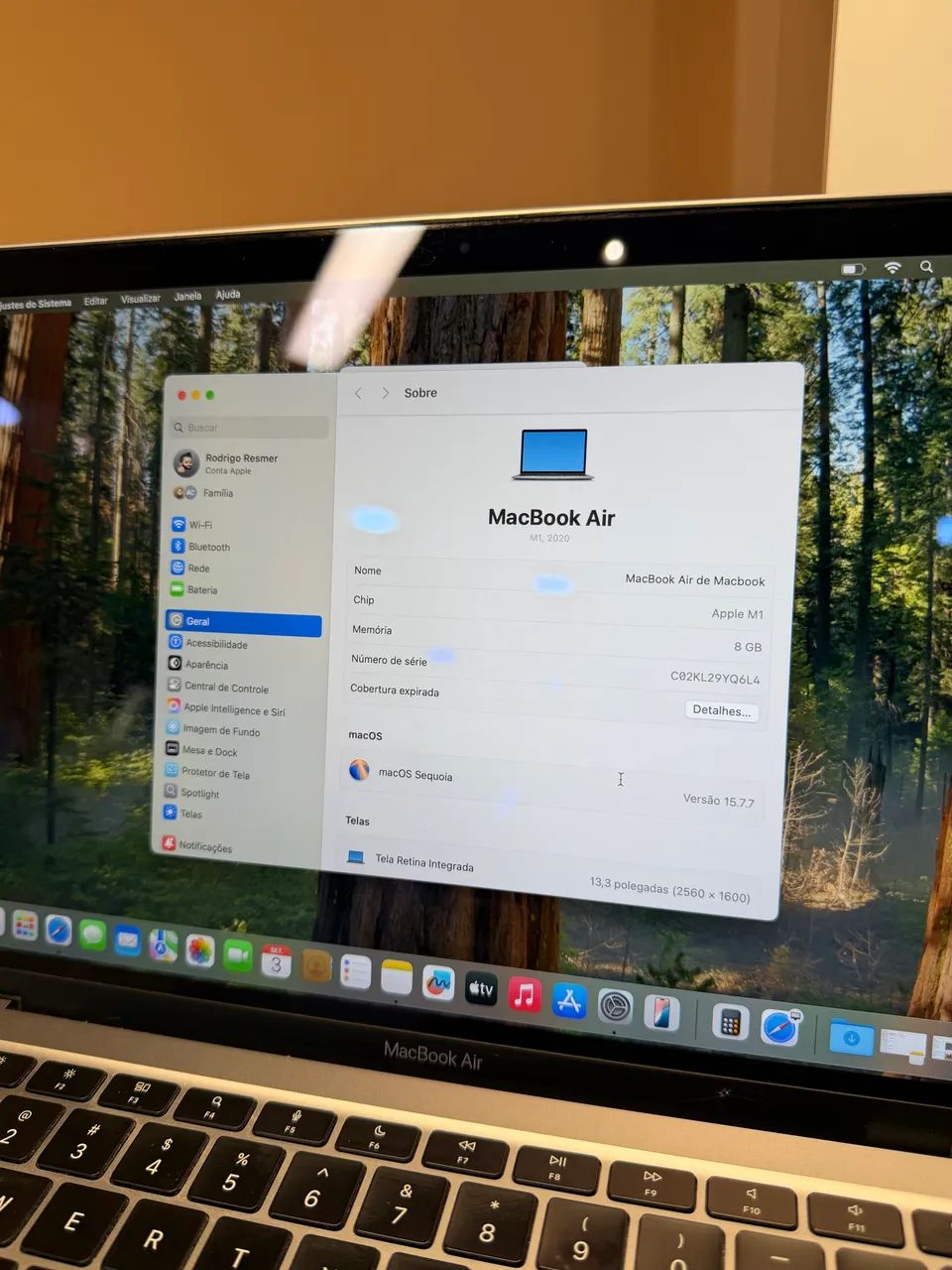 (Oportunidade) MacBook Air M1 impecável 6 meses de garantia  - Foto 2