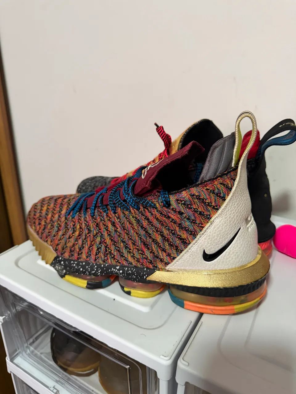 NIKE LEBRON 16 ?WHAT THE? MULTICOLOR - TAM. 44 
