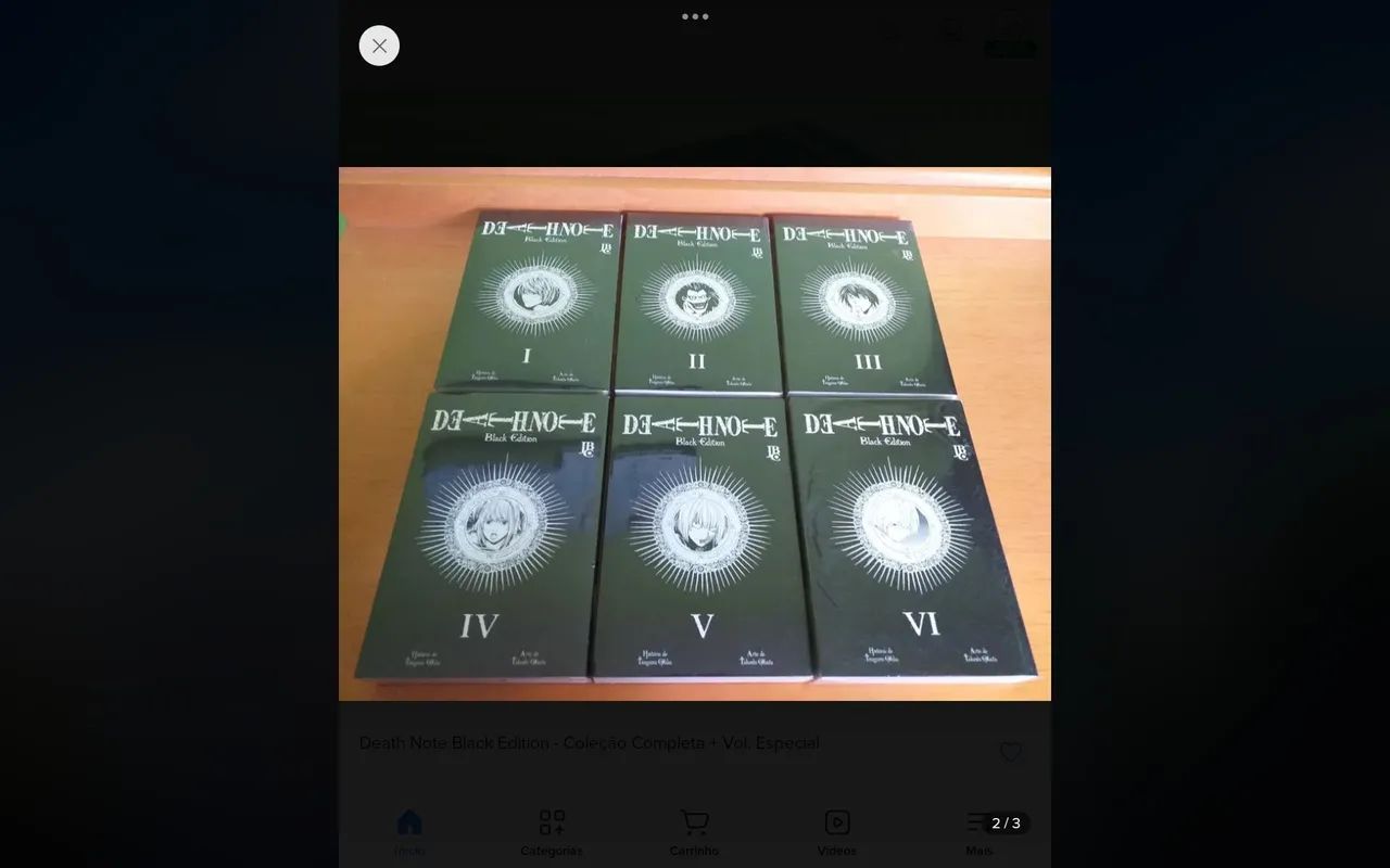 Death Note Black Edition vol 1 ao 6  - Foto 2