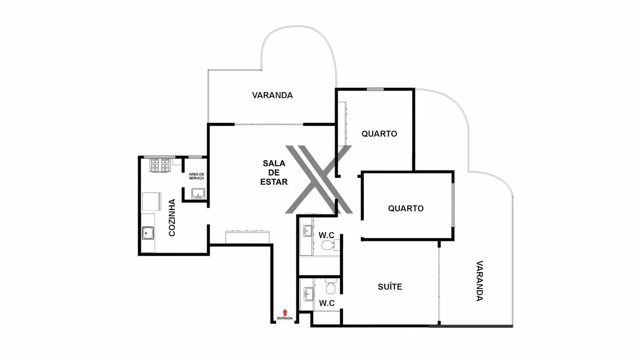 Cobertura Linear em São Conrado com 3 quartos - Foto 2