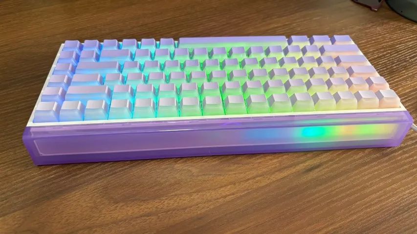 Teclado Magnético Aula Hero 84HE Purple Gradient - Foto 2