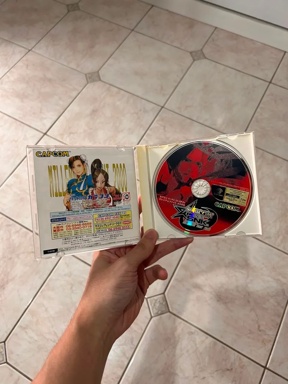 Capcom vs SNK Dream Cast japonês 