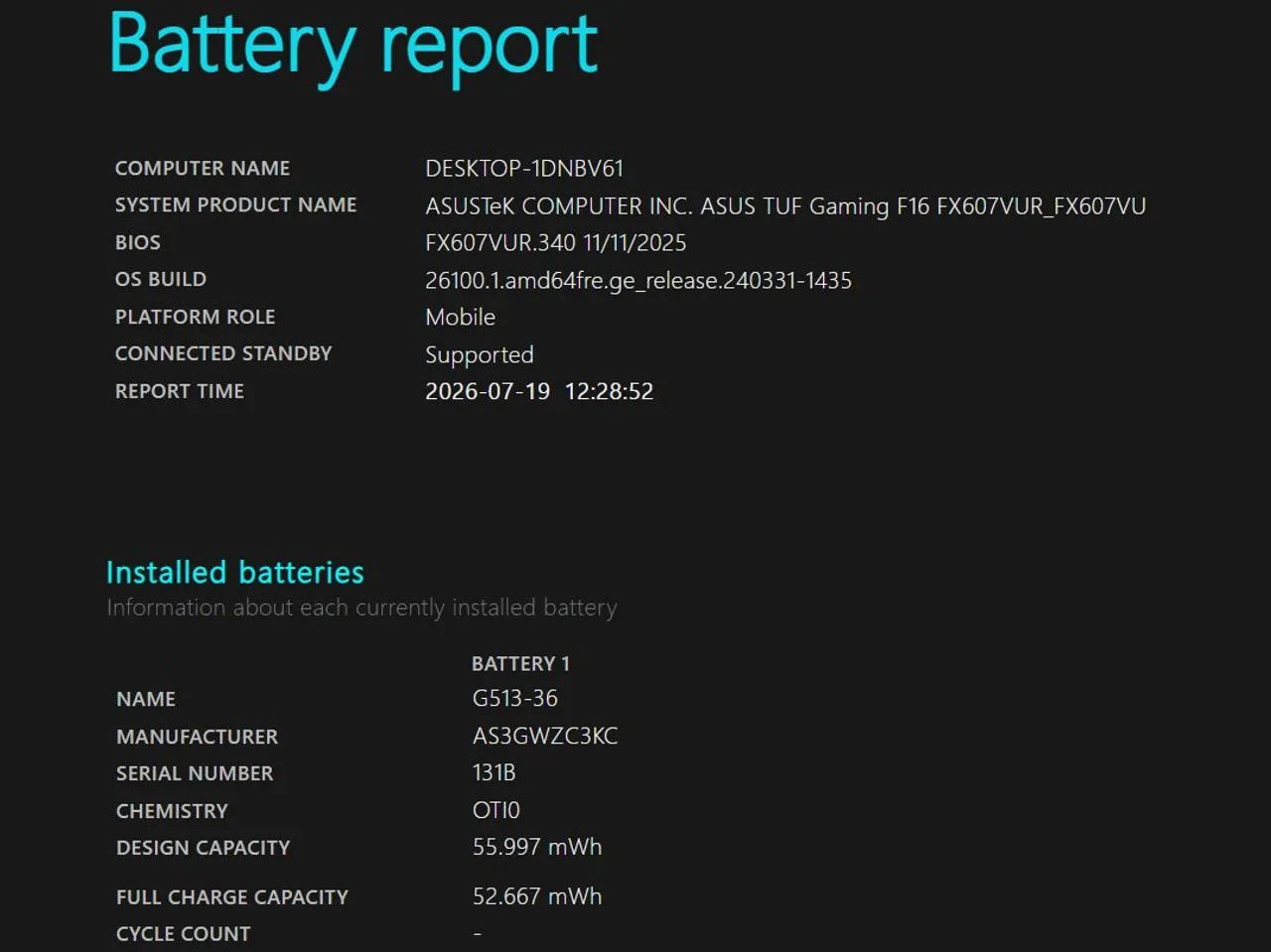 Notebook ASUS TUF Gaming F16 - Foto 4