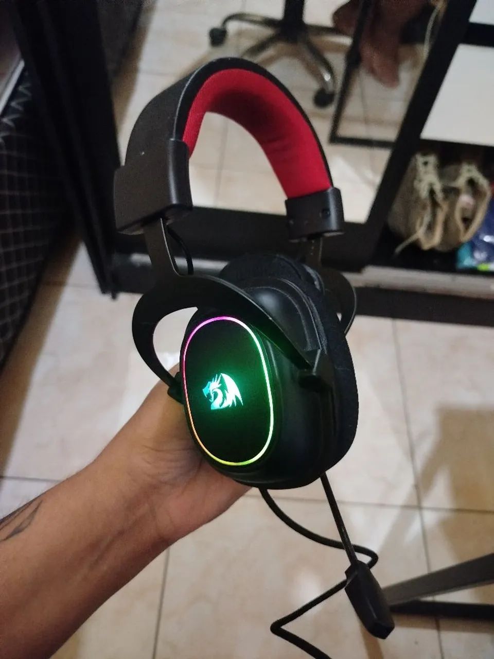 Headset red dragon 7.1