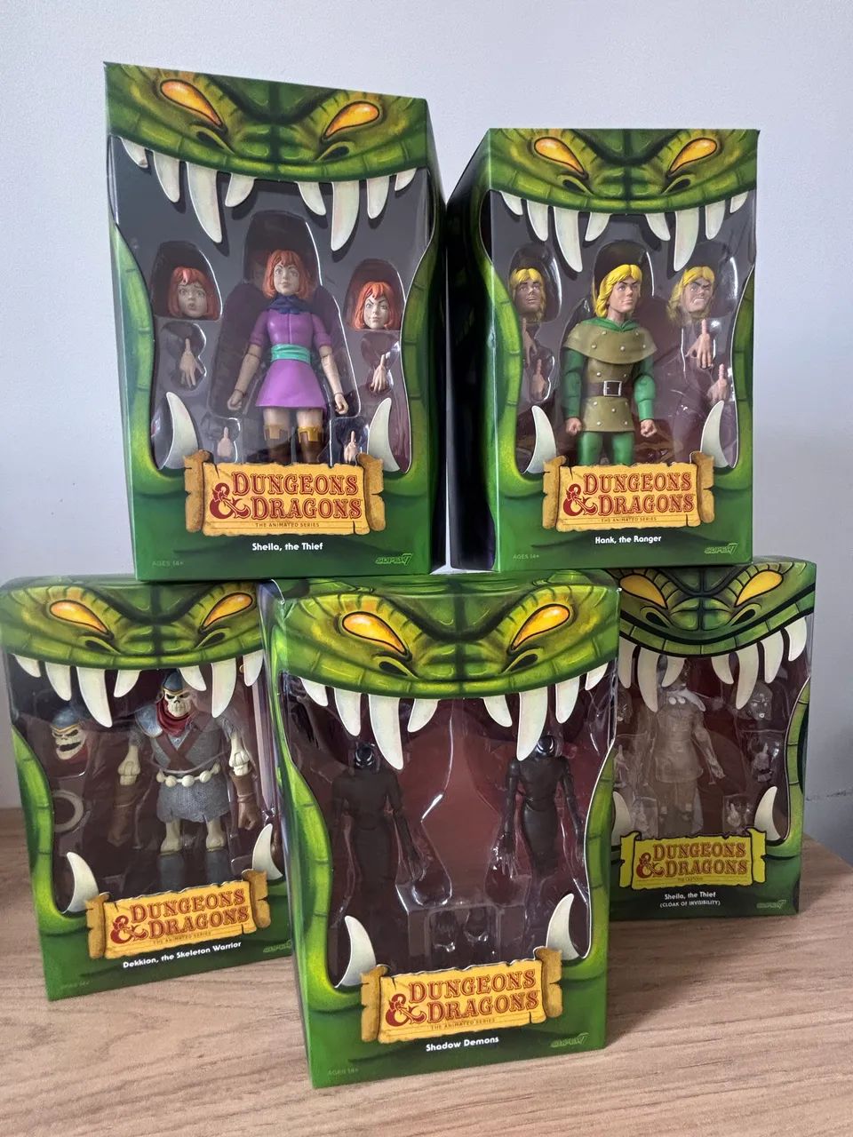Caverna do Dragão Ultimates Super7 Kit 5 Personagens - Foto 2