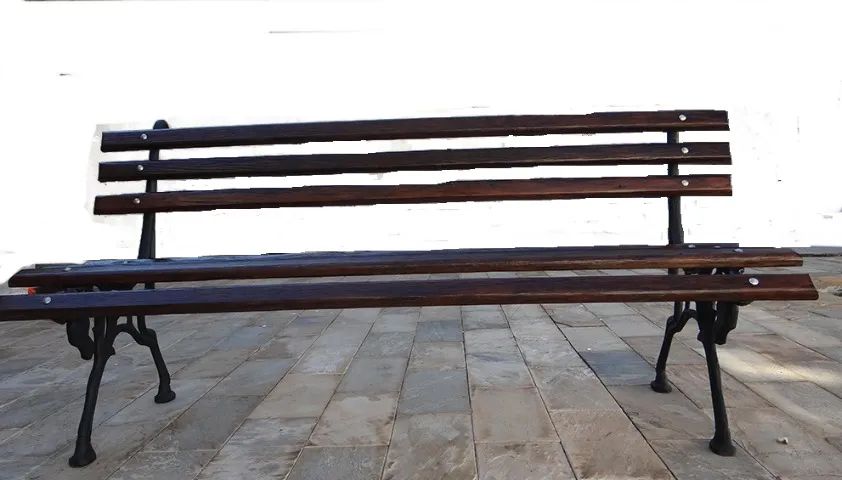 Banco de jardim antigo - Foto 4