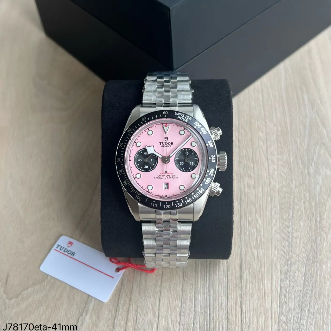Relógio Tudor Black Bay Crono Pink Rosa Inter Miami  ETA S/C