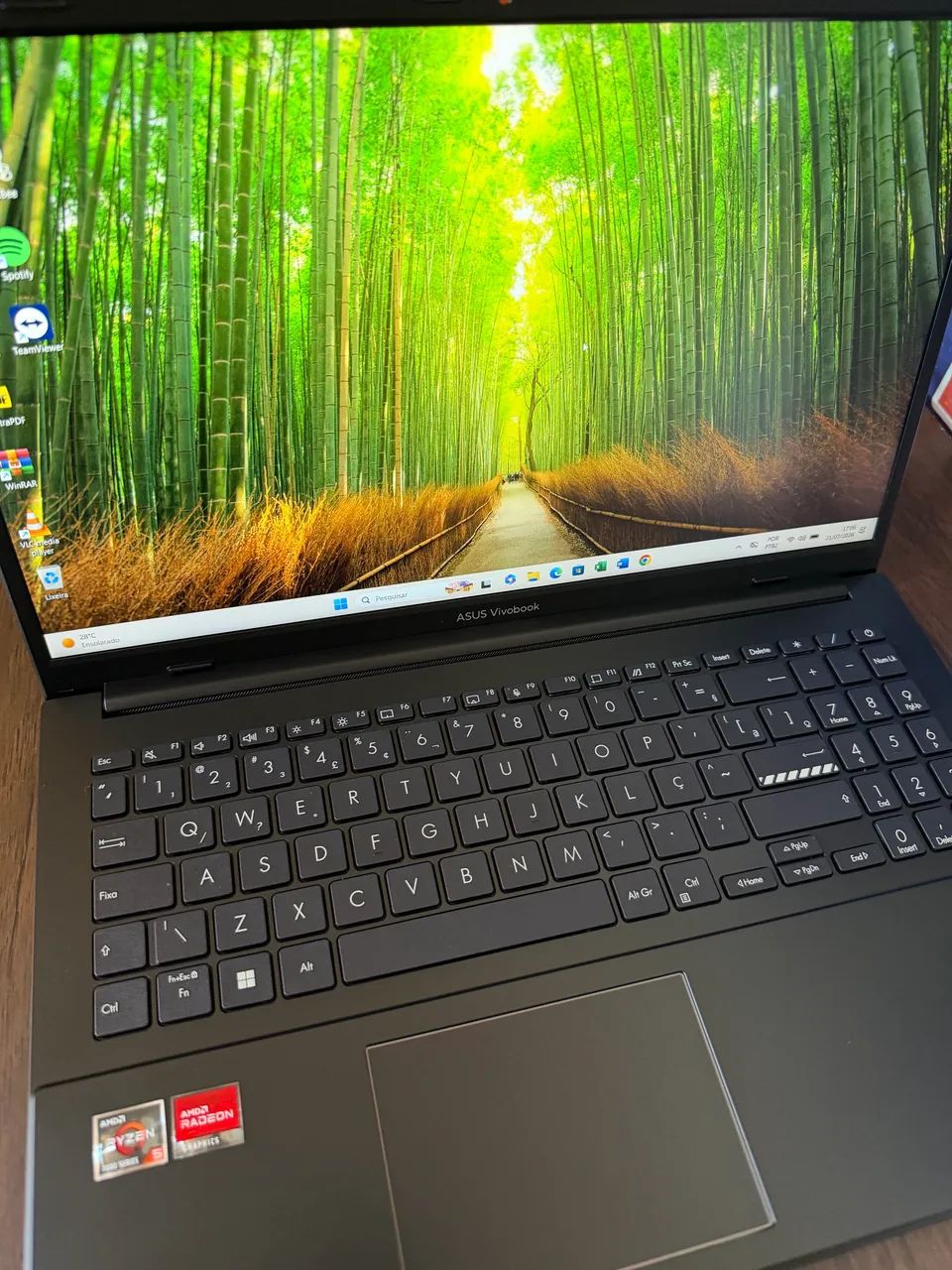Notebook Asus Vivobook Go Tela 15.6 FullHd AMD Ryzen 5 7520U 8GB Memória Ddr5, 256GB Ssd - Foto 4