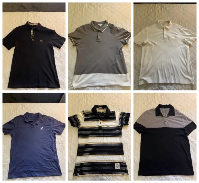 Camisetas e camisas variadas