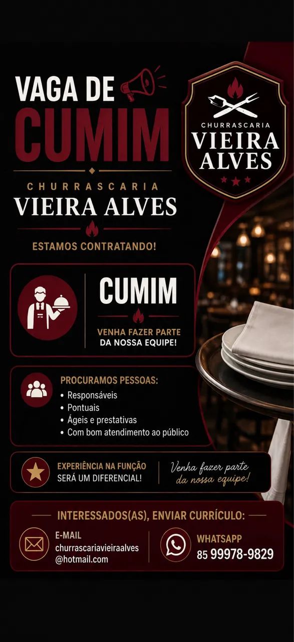 Vaga de emprego 