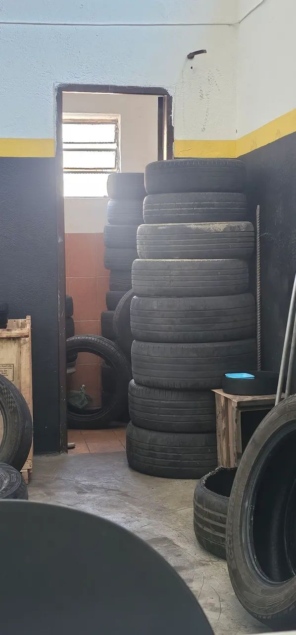Pneus descartados