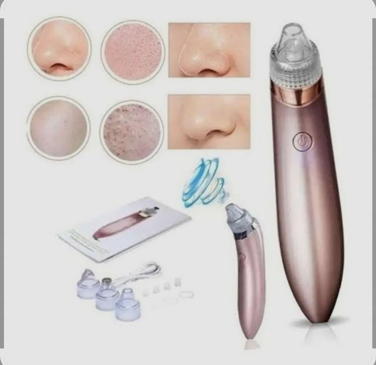 REMOVEDOR DE CRAVOS E ESPINHAS FACIAL ELÉTRICO A VÁCUO  - Foto 2