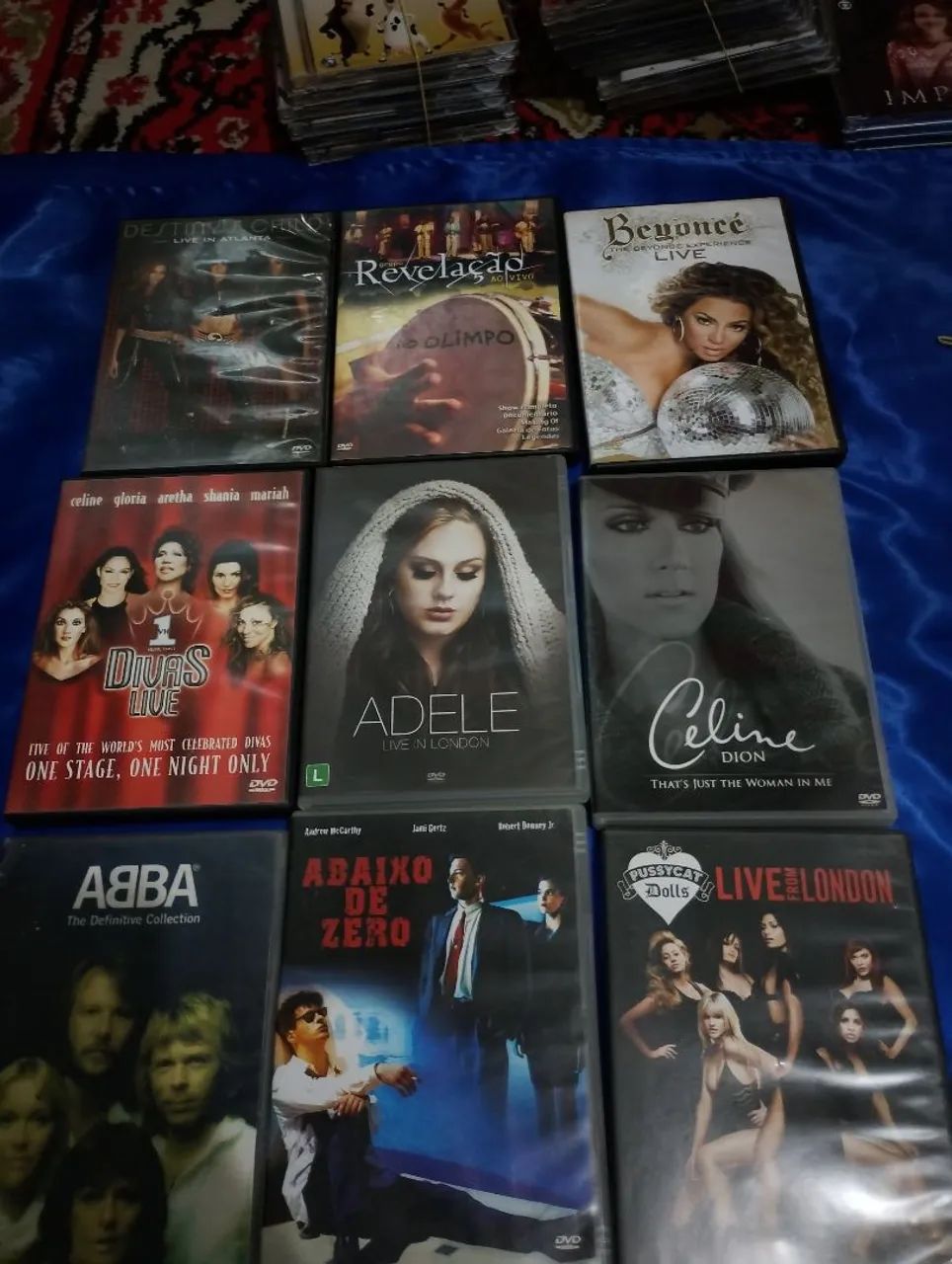 DVD música e filmes 