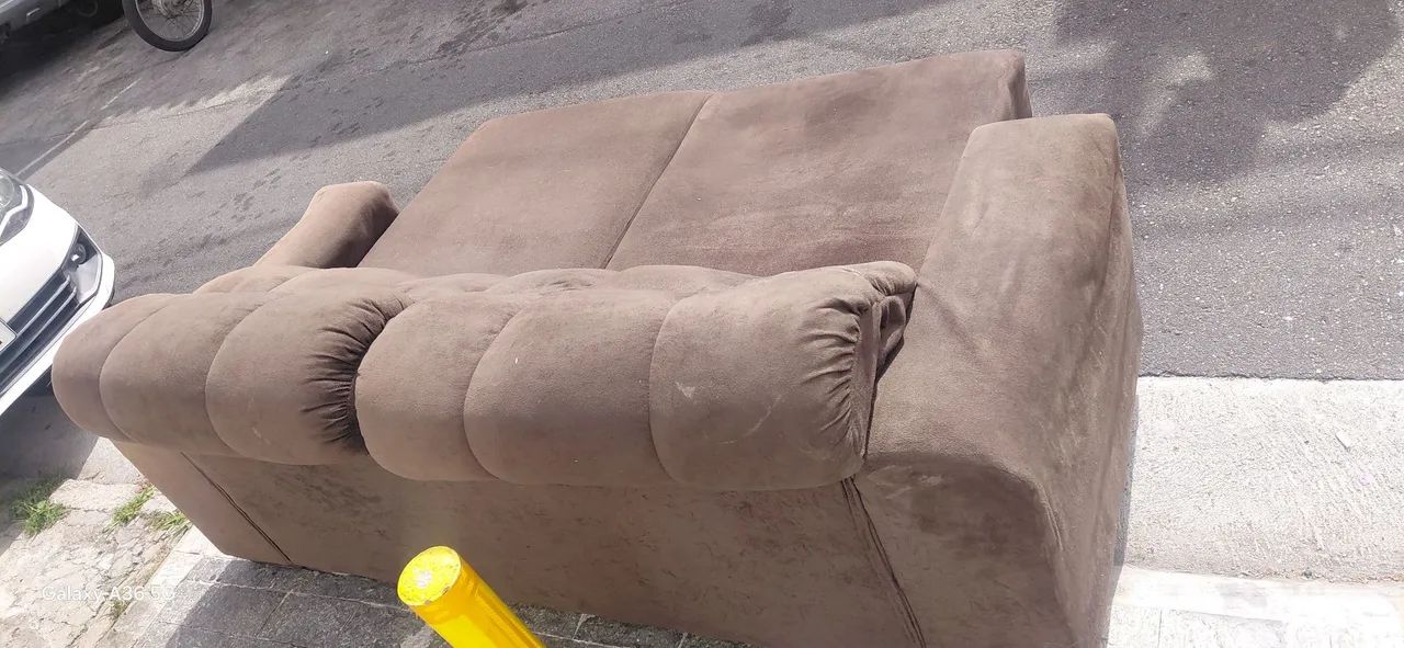 Sofá cama em bom estado sou da zn lauzane paulista sp capital  - Foto 2