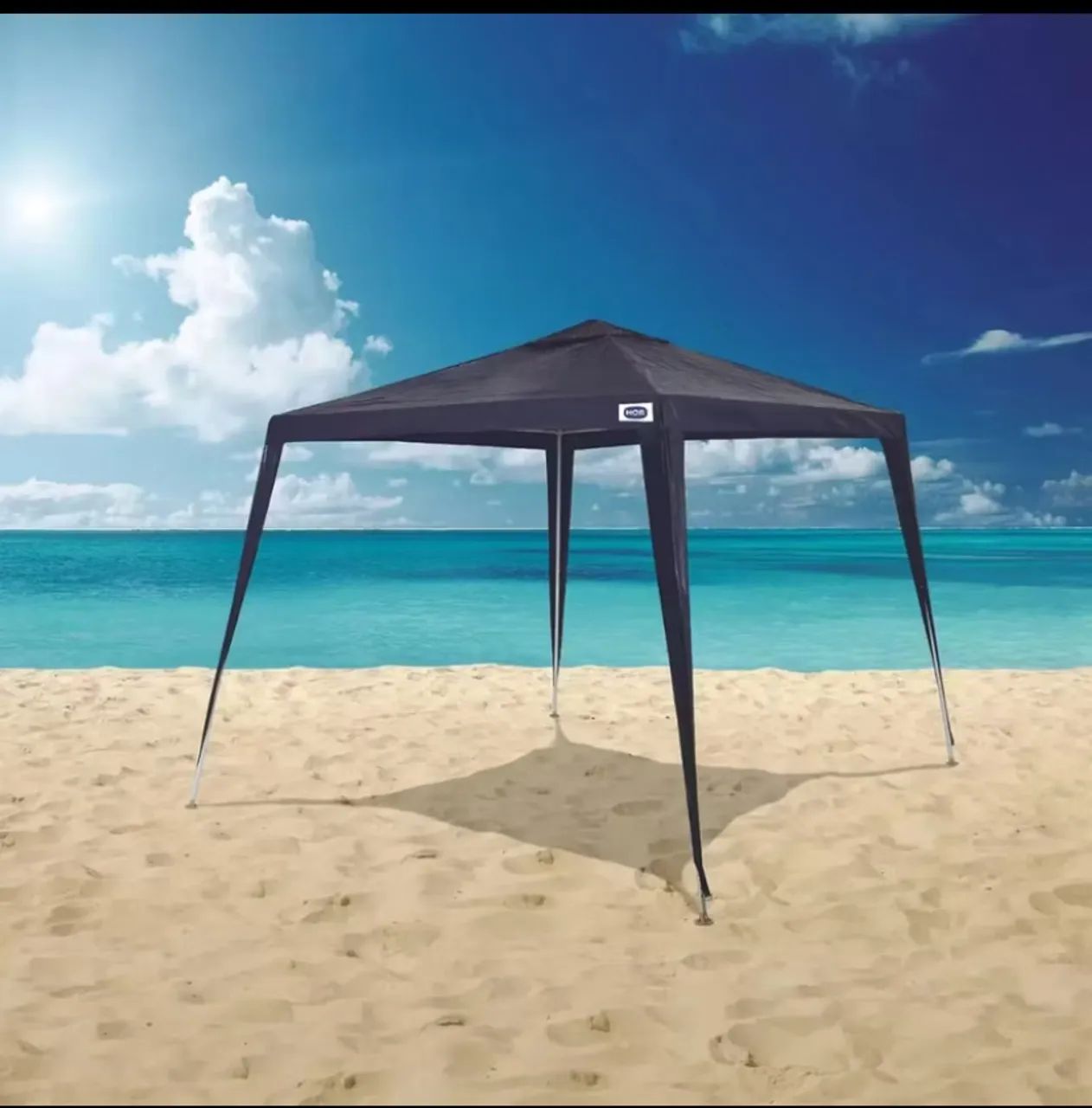 Tenda 3x3 Barraca Praia Piscina Gazebo Base Camping Com Sacola - Foto 6