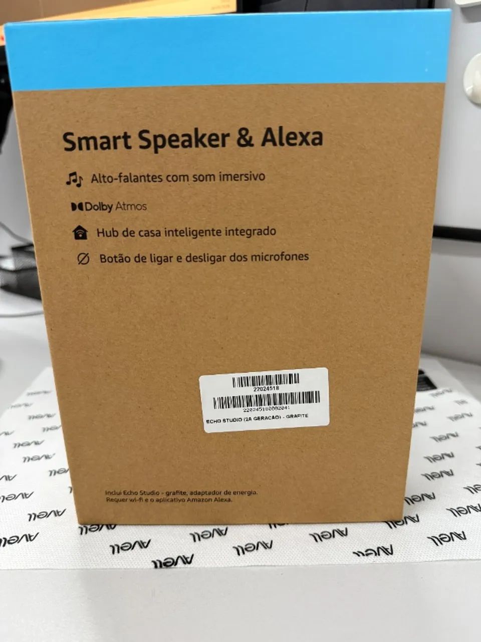 Caixa de Som Inteligente Amazon Echo Studio, 2ª Geração, Cor Grafite, NF e Garantia - Foto 2