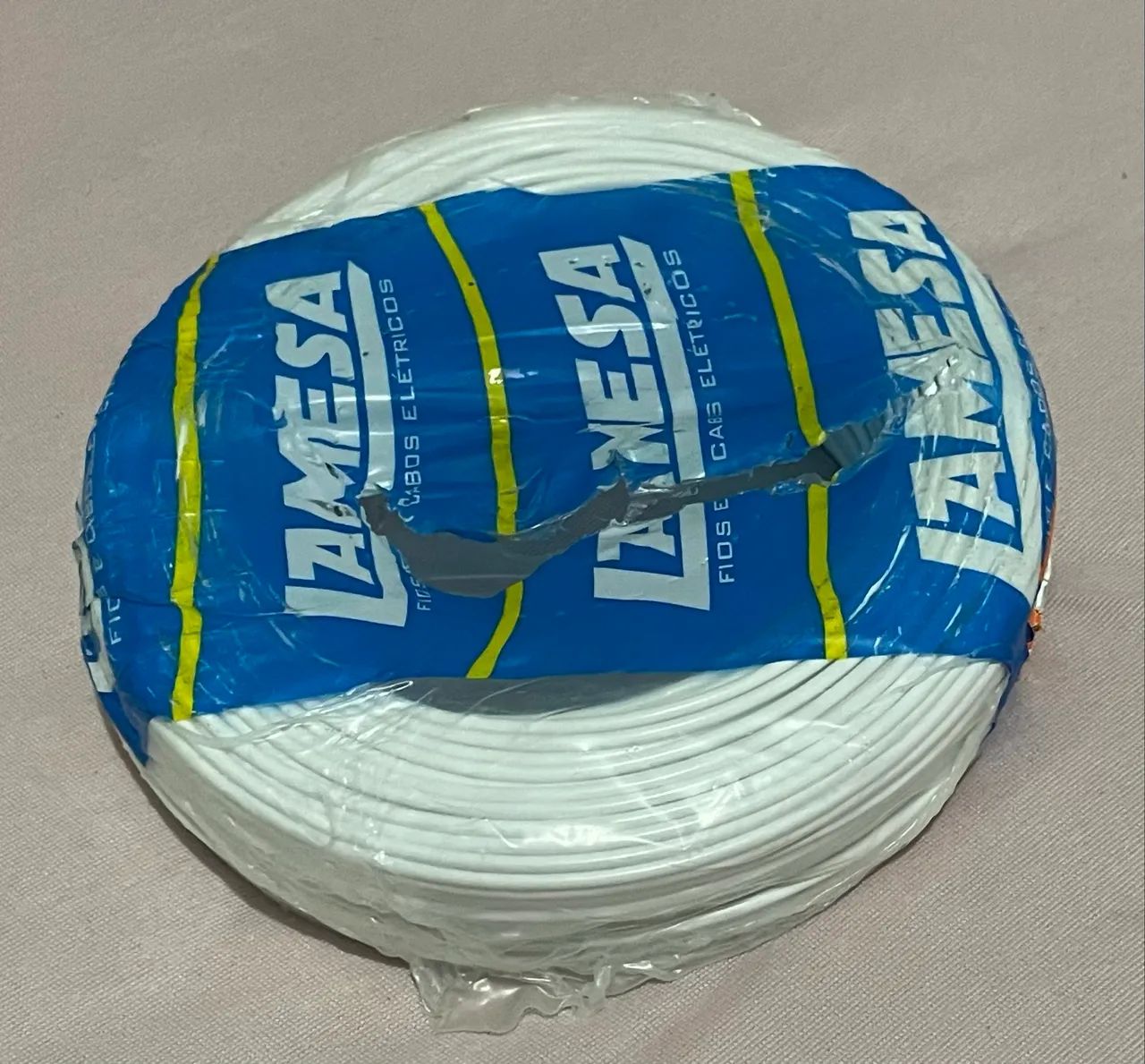 FIO CABO FLEXÍVEL LAMESA 2,5mm 100Metros BRANCO