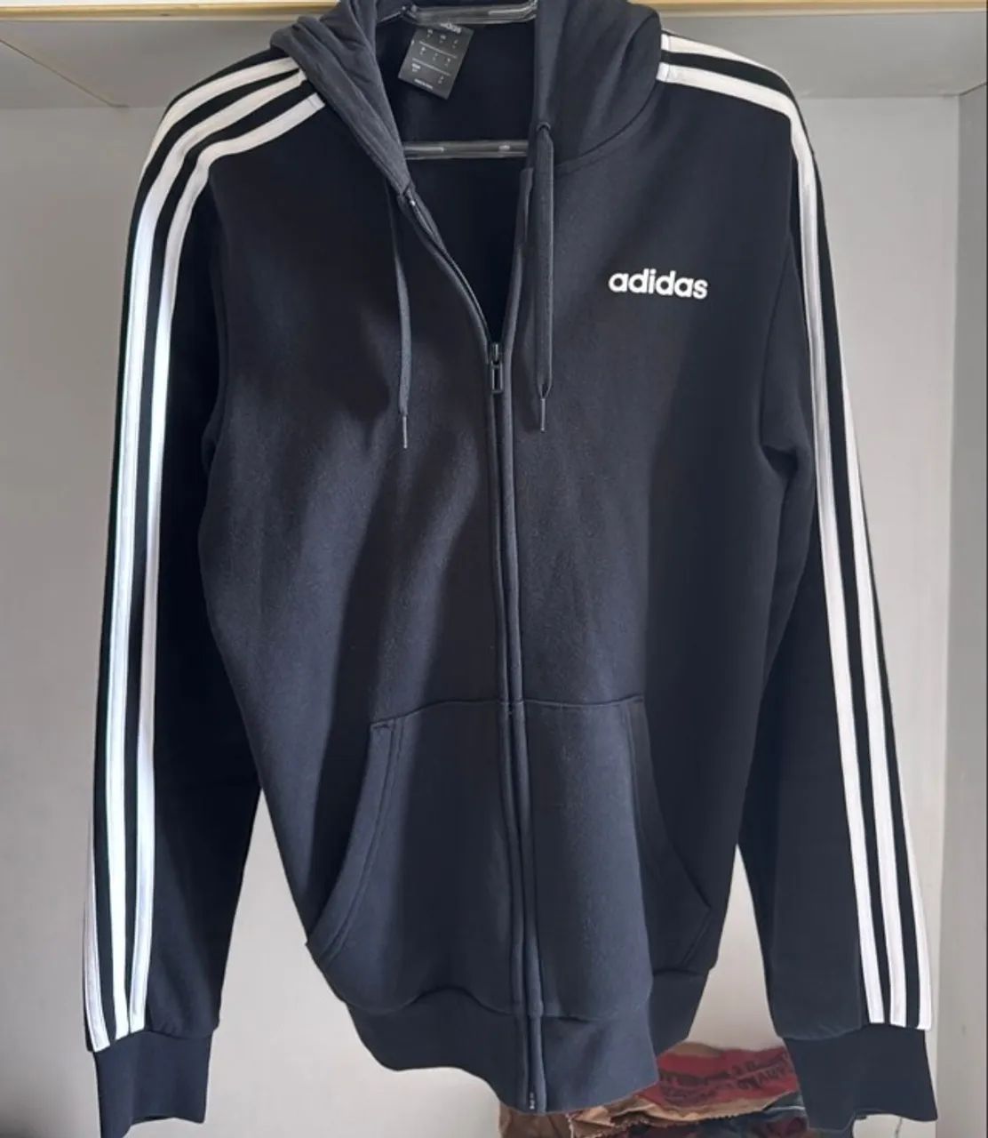 moletom zíper adidas original - p 