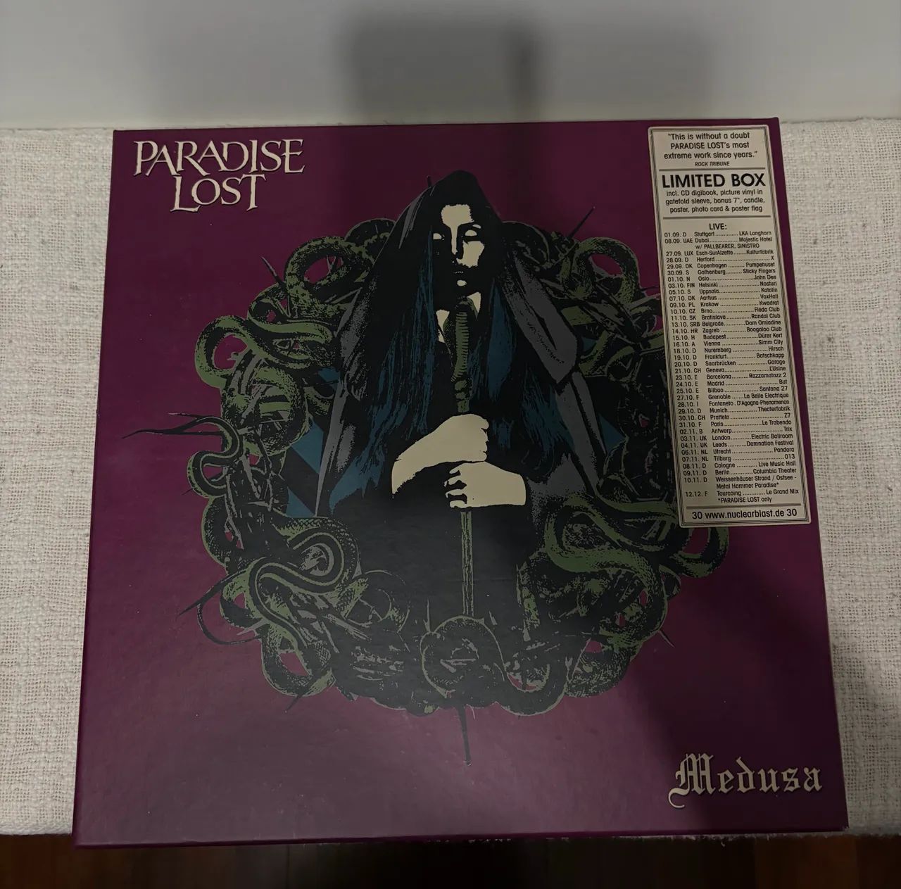 Box Paradise Lost Medusa - LP e CD