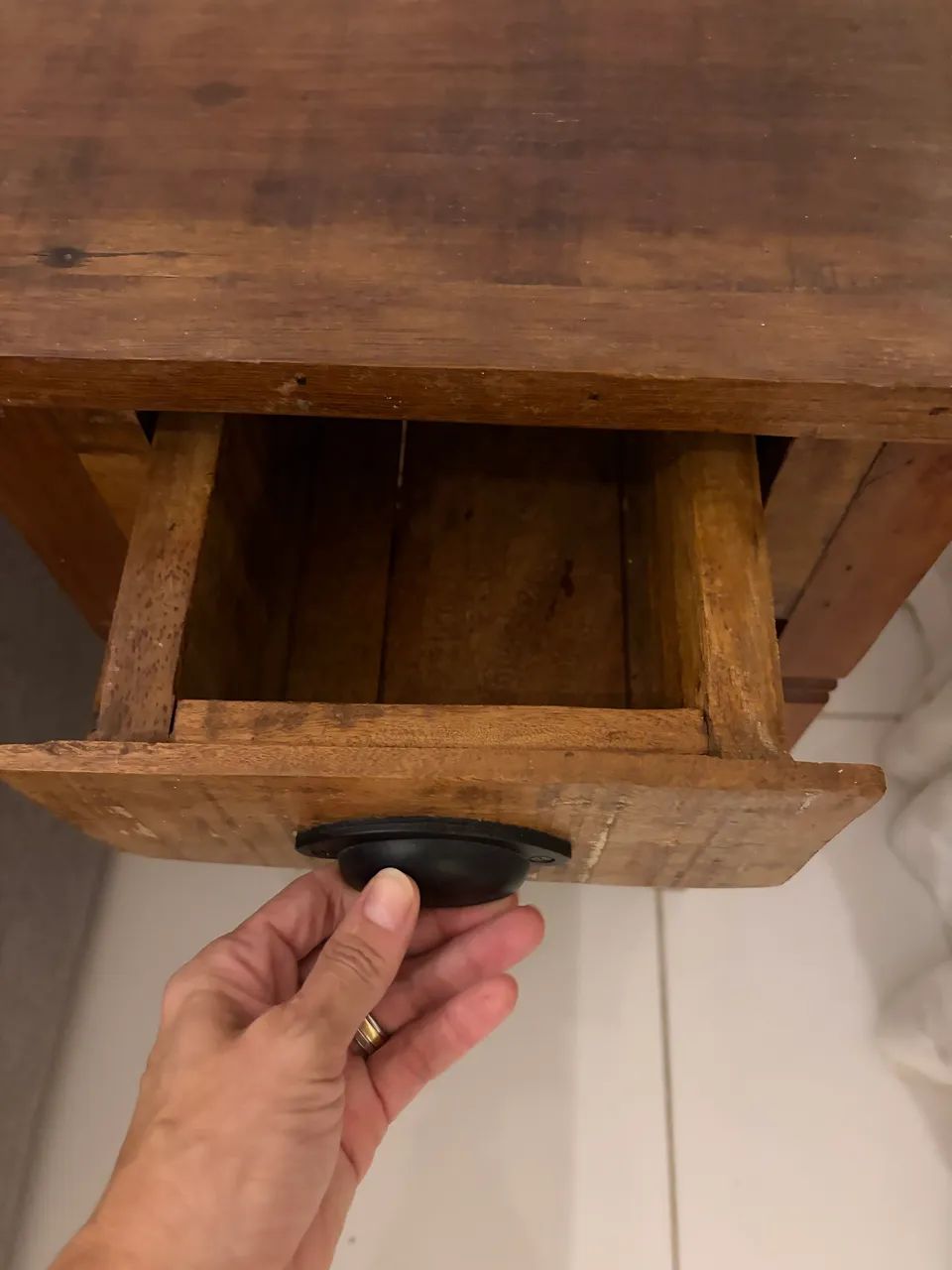 Mesa de Cabeceira Madeira Maciça  - Foto 3