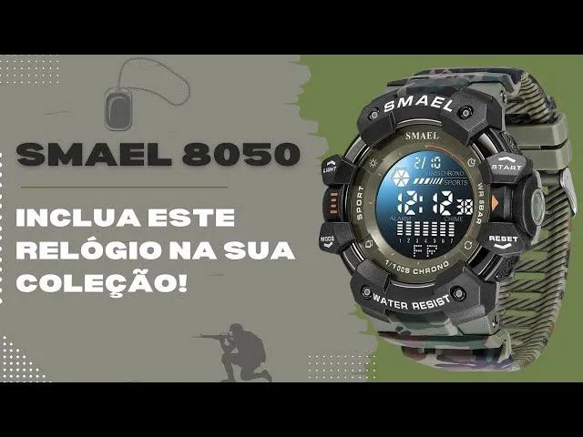 Relógio Smael 8050 militar  - Foto 5