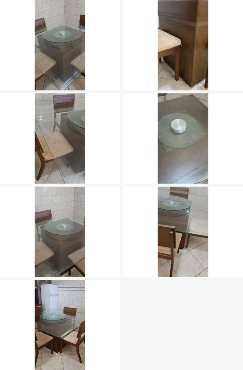 Mesa de jantar com 8 cadeiras 