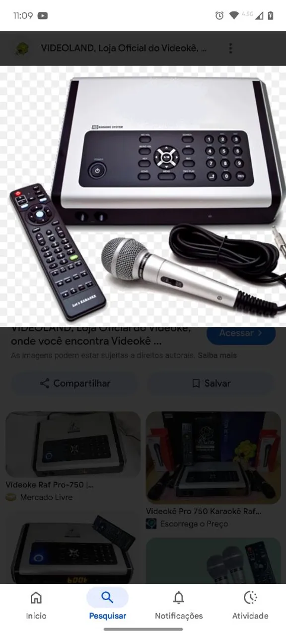 Videoke pro-750 - HD videoke system - Aparelhos de Som - Ponta da